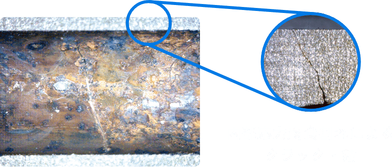 通常ピンの冷却穴内部